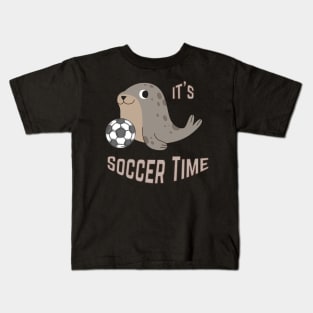 It's Soccer Time Kids T-Shirt